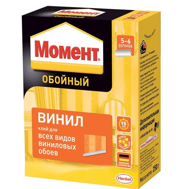 Клей обойный Момент Винил 200гр