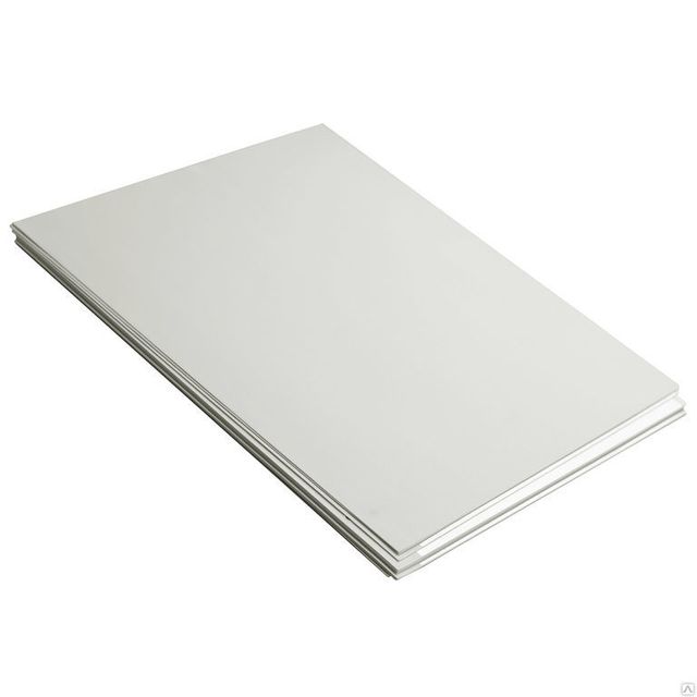 Гладкий лист в пленке 1250*2500*0,45мм RAL 9003 Белый