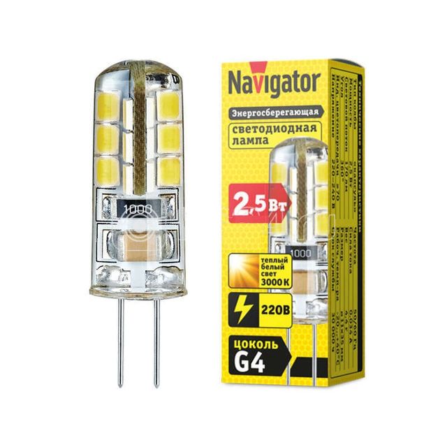 Лампа светодиодная NLL-S-G4-2.5-230-3K Navigator