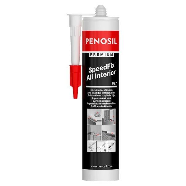 Клей-герметик Penosil Premium SpeedFix Acrylic High Tack 697 280мл Белый