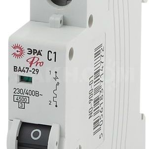 Автоматический выключатель Эра Pro NO-900-15 ВА47-17 1P 50А 4,5кА кривая С