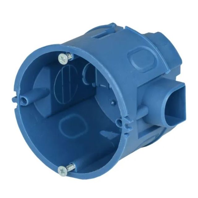 Установочная коробка Синяя D68*45мм БЕТОН