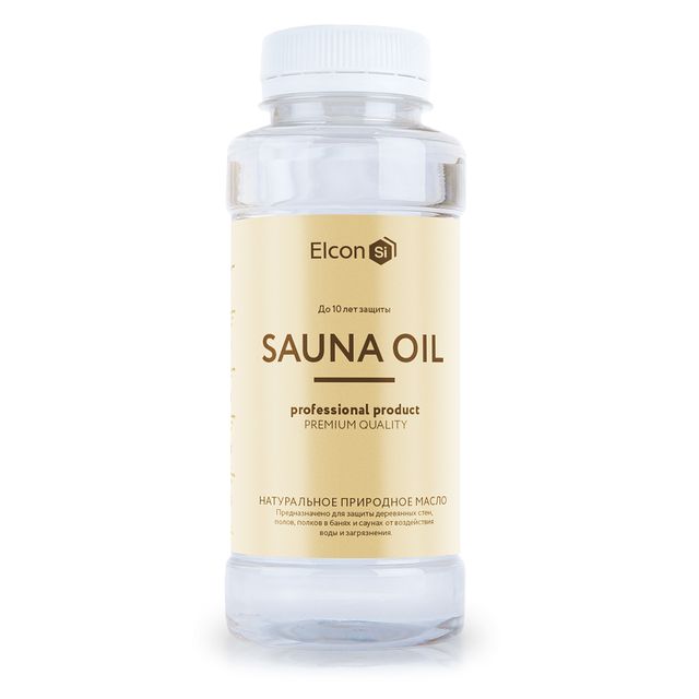 Масло для защиты полков в бане и сауне Elcon Sauna Oil 0,25л