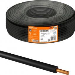 Провод КГФР 1*6.0-1 100м черный TDM