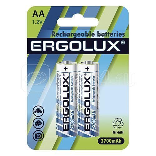 Аккумулятор Ergolux 2В AA-2700mAh Ni-Mh BL-2 76695