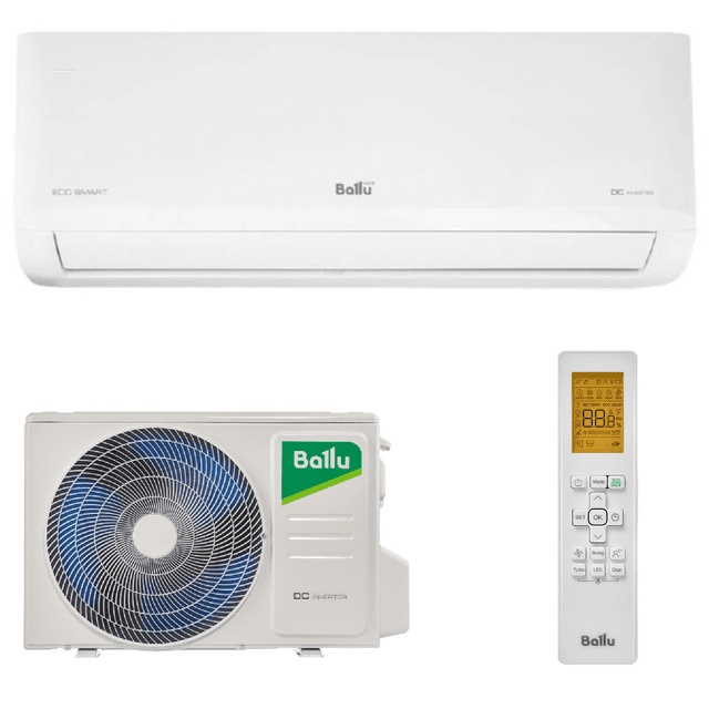Сплит-система инверторного типа Ballu Eco Smart DC BSYI/in-08HN8_V5 блок внутренний и наружный