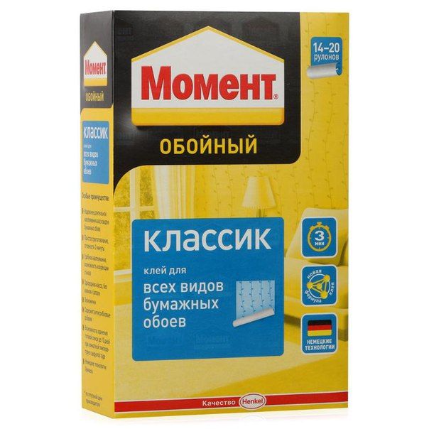 Клей обойный Момент Классик 200гр