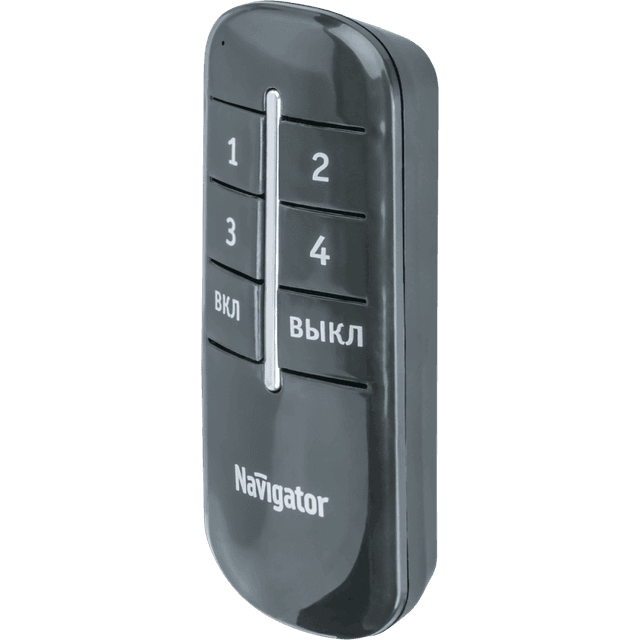 Выключатель Navigator NRC-SW01-1V1-4 с пультом 4 канала 4*1000 Вт