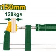 Струбцина тип F 50*150мм макс сжатие120кг JADEVER
