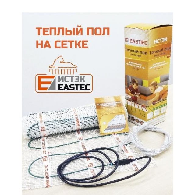Комплект теплого пола на сетке EASTEC ECM - 1,0