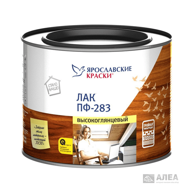 Лак ПФ-283 1,7кг для внутренних работ