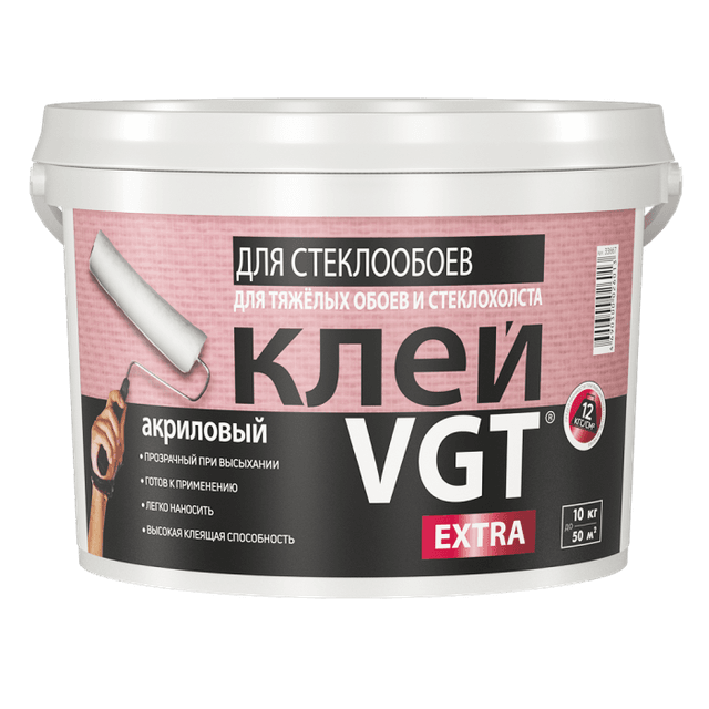 Клей обойный для стеклообоев Extra 2,2кг ВГТ