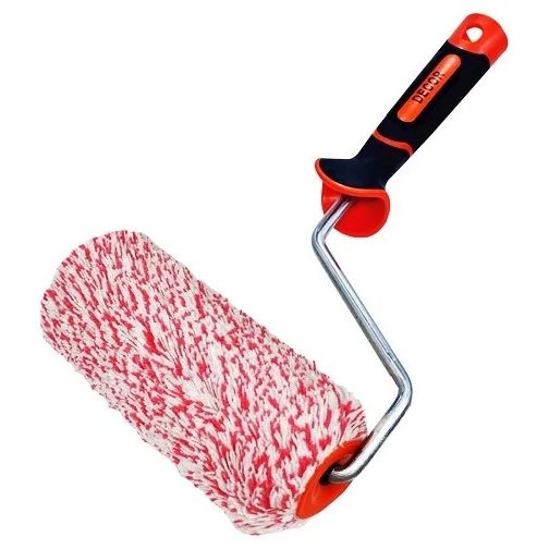 Валик фасадный 180мм d50мм ручка 8мм ворс 24мм полиакрил премиум Decor