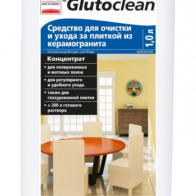 Glutoclean Средство для очистки и ухода за плиткой из керамогранита 1л