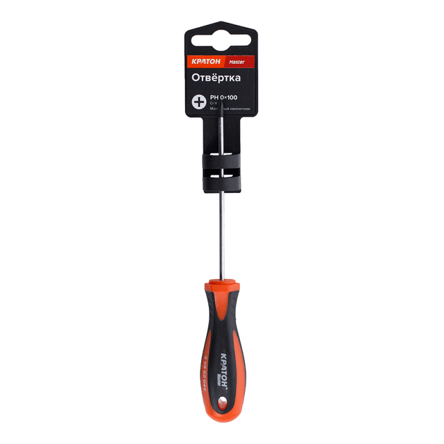 Отвертка PH1 150мм Кратон Master
