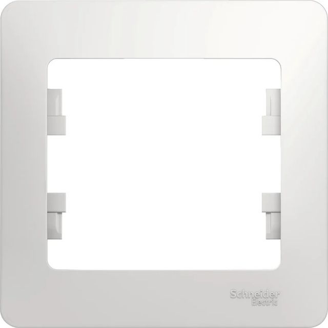 Рамка 1-постовая Glossa белый Systeme Electric (Schneider Electric)