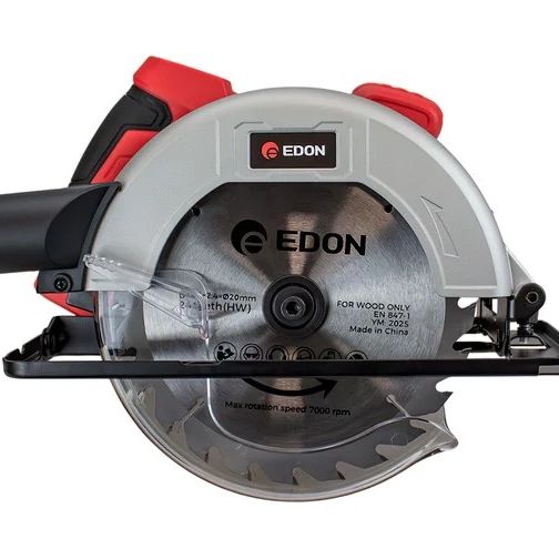 Пила дисковая циркулярная 1400Вт 185*20*2.4*24Т 6000об/мин EDON CS-185/1400 42303