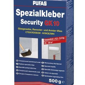 Клей обойный Pufas 046 Security GK 10 усилинный для флизелиновых и стекловолокна 500гр
