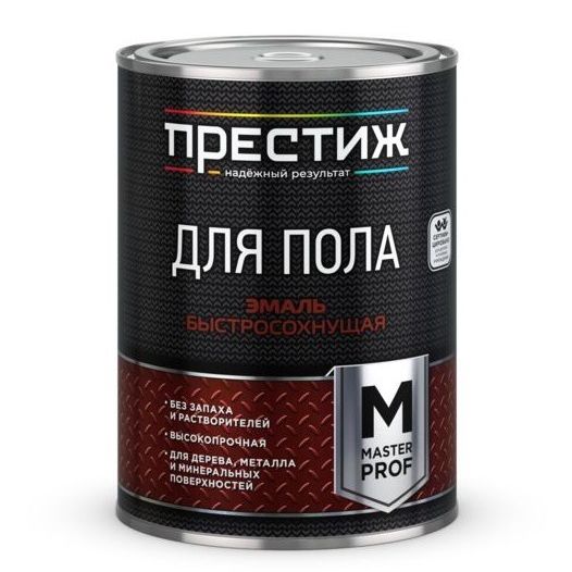Эмаль для пола Престиж б/с акриловая Золотисто-коричневая 0,9кг