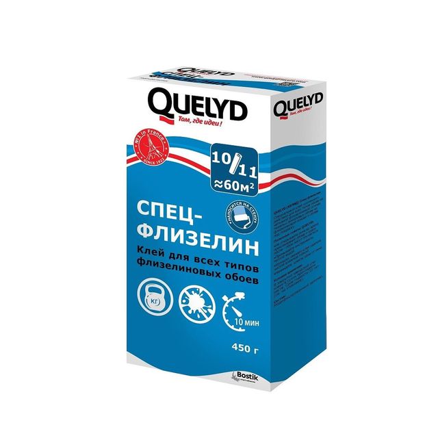 Клей обойный Quelyd Спец-Флизелин 300гр