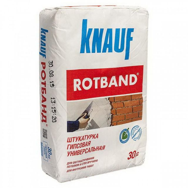 Гипсовая штукатурка Кнауф Ротбанд на развес 1кг Knauf
