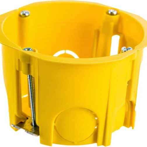 Коробка установочная для полых стен IMT351501 68(65)*45 DIY желтая