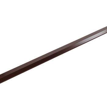 Планка карнизная полиэстер RAL 8017 коричневая