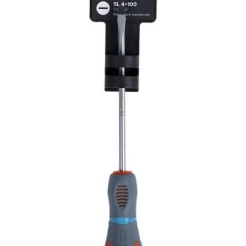 Отвертка SL4 100мм Кратон Premium