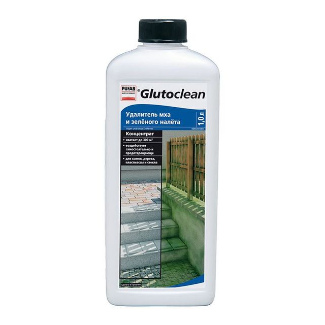 Glutoclean Удалитель мха и зеленого налета 1л
