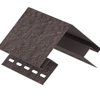 Наружный угол Ю-пласт Стоун-Хаус 3,05м Кирпич Коричневый