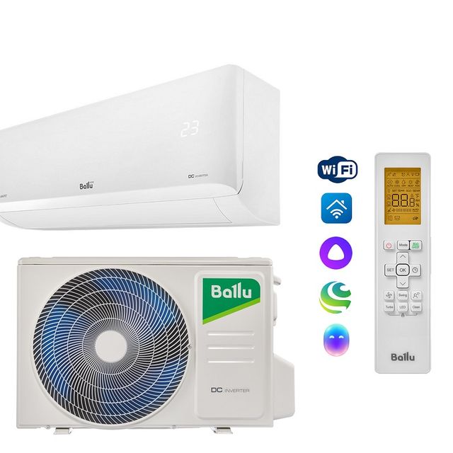 Сплит-система инверторного типа Ballu Odyssey Pro DC BSOI/in-08HN8/ERP блок внутренний и наружный