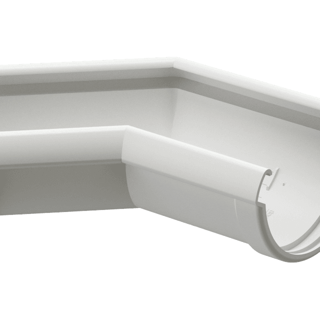 Docke (Дёке) LUX Угловой элемент желоба 135º (Пломбир)
