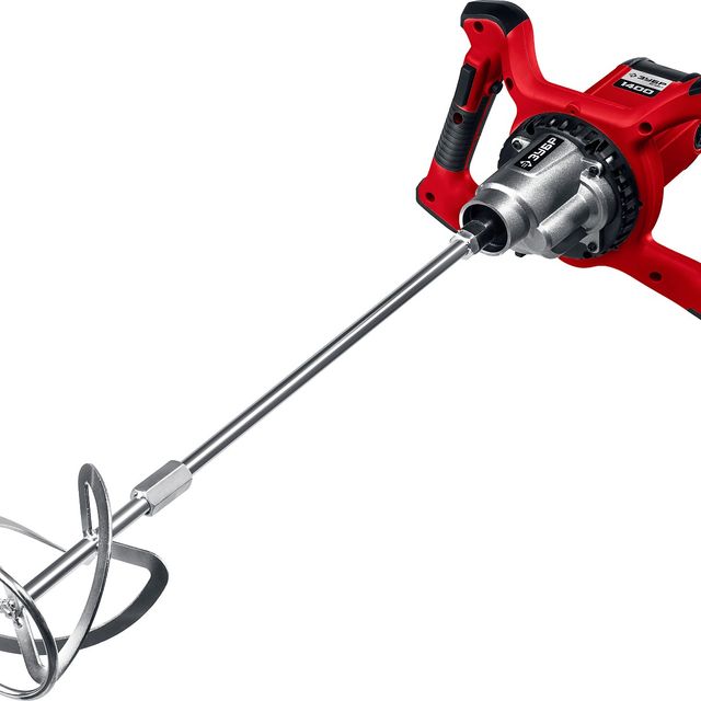 Миксер строительный 2-скорост. 1400ВТ 0-620/0-810об/мин М14 патрон перем. вверх/вниз ЗУБР МР-1400-2