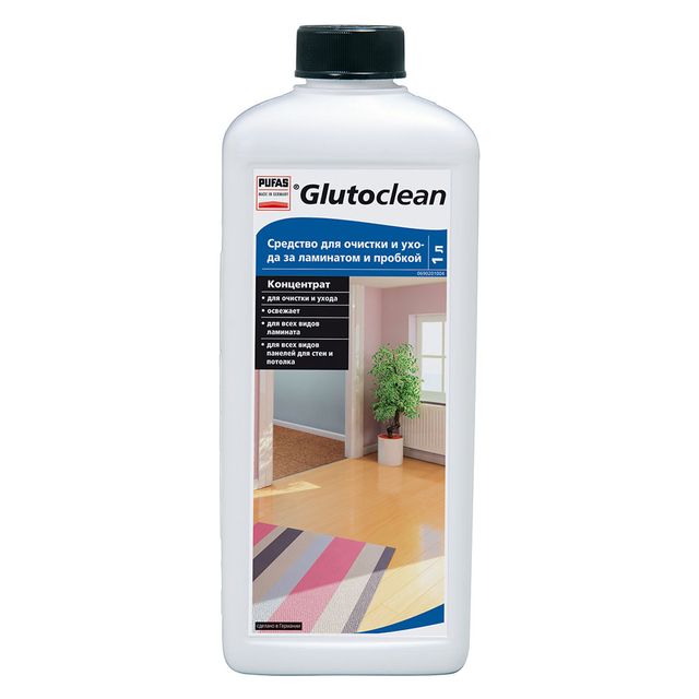 Glutoclean Средство для очистки и ухода за ламинатом и пробкой 1л