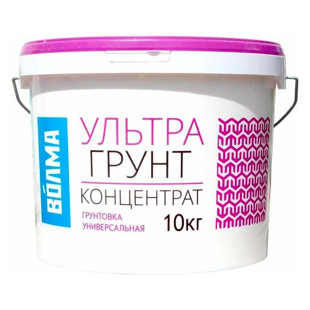 Грунтовка универсальная Волма-Ультрагрунт Плюс 10кг концентрат
