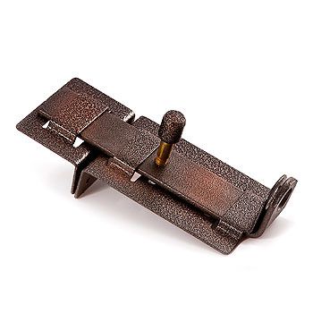 Задвижка дверная ЗД-04 Цинк г.Кунгур
