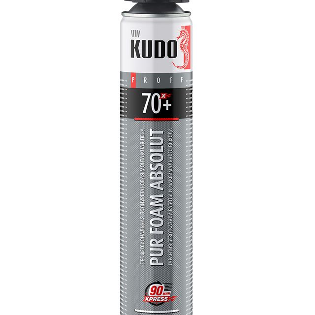 Пена монтажная профессиональная KUDO Proff Absolut Xpress 70+ 1000мл