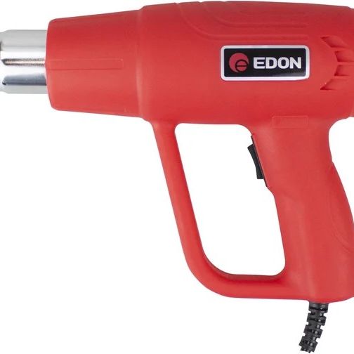Фен технический EDON HAG-1900 1900Вт 300/520С 240/420л/мин 3 насадки 40522