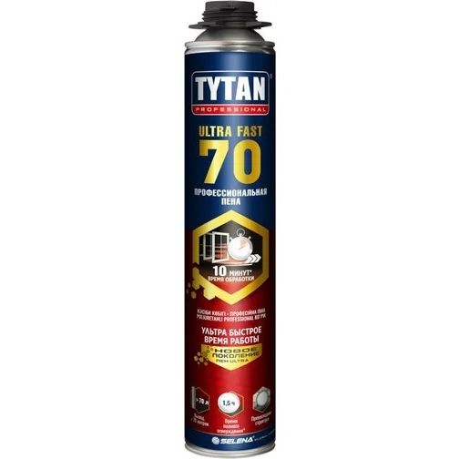 Пена монтажная профессиональная TYTAN Professional Ultra Fast 70 870 мл