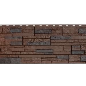 Фасадная панель Docke (Деке) Stein (Темный орех) 1200*430мм 0,44м2