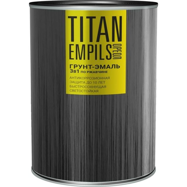 Грунт-эмаль по ржавчине Ореол Titan RAL3009 красно-коричневая 0,75кг