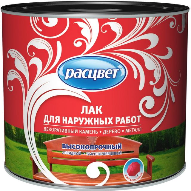 Лак Расцвет ПФ-283 0,8кг для наружних работ