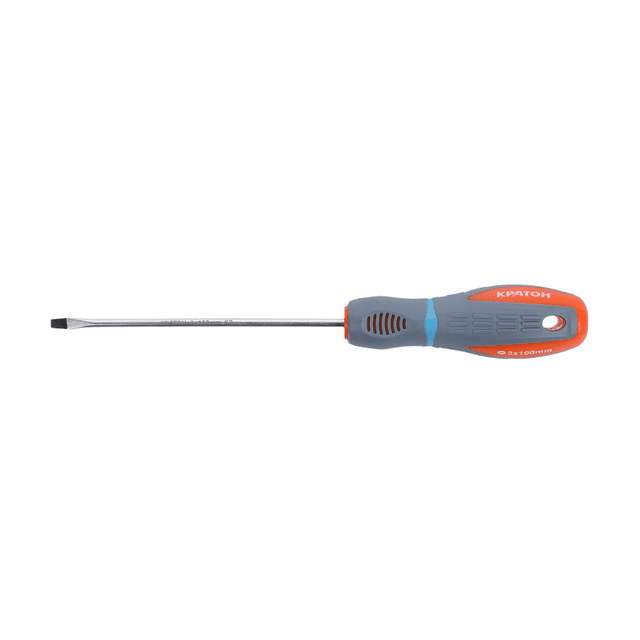 Отвертка SL3 100мм Кратон Premium