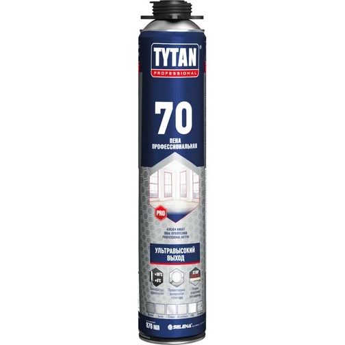 Пена монтажная профессиональная летняя TYTAN 70 870мл