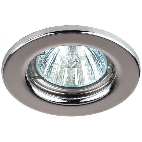 Светильник встраиваемый MR16 12V 50W хром ЭРА ST1 CH