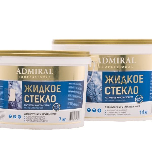 Жидкое стекло АДМИРАЛ 14кг