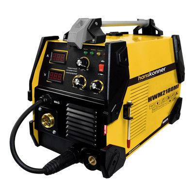 Сварочный полуавтомат MIG/MAG 20-180 А с функцией ММА 20-160А Hanskonner HWM2180MF