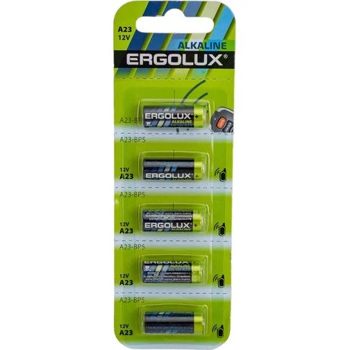 Батарейка Ergolux A23-BP 12В LR23A BL-5 75612