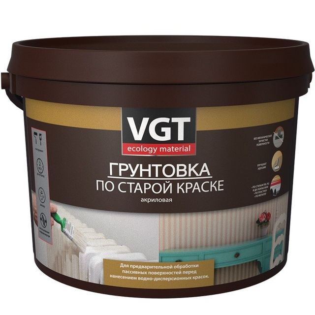 Грунтовка ВД-АК-0301 по старой краске ВГТ 1 кг
