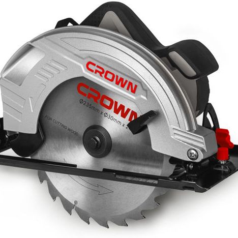 Пила циркулярная 2000Вт 4500об/мин 85мм 235/30мм Crown CT15210-235